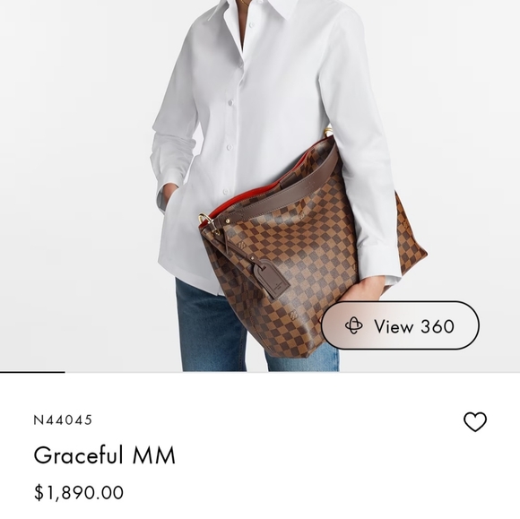 BEAUTIFUL❤️ Authentic Louis Vuitton Graceful MM - Picture 4 of 13